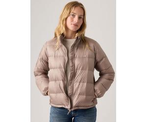 Kurzjacke LEVI'S "WMS PACKABLE JACKE", Damen, Gr. S (36), beige (taupe gray), Web, Obermaterial: 100% Polyamid, regular fit taillenbedeckt, ohne Ausschnitt, Jacken Kurzjacke, mit Taschen (17888738-S)