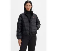 Kurzjacke LEVI'S "WMS PACKABLE JACKE", Damen, Gr. S, schwarz (caviar), Web, Obermaterial: 100% Polyamid, unifarben, regular fit taillenbedeckt, ohne Ausschnitt, Jacken Kurzjacke, mit Taschen (96210364