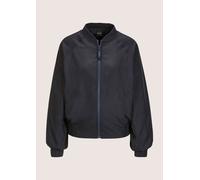 Kurzjacke MADELEINE "Blousonjacke Sportlicher Damenblouson mit Zipper", Damen, Gr. 40, blau (marine), Obermaterial: 100% Polyester PES., Modern, Jacken Kurzjacke, Strickbündchen am Kragen (62330729-40