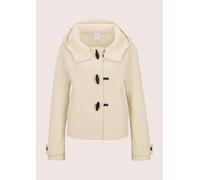Kurzjacke MADELEINE "Jacke Kurzer Dufflecoat in Doubleface", Damen, Gr. 42, beige (perlweiß, melange), Jacken Kurzjacke (43006066-42) perlweiß, melange