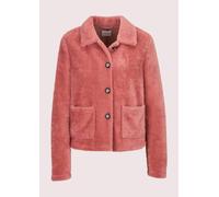 Kurzjacke MADELEINE "Jacke Kuschelige Jacke in Boxy-Form", Damen, Gr. 42, rosa (blassrosa), Modern, regular fit, V-Ausschnitt, Jacken Kurzjacke (15227432-42) blassrosa