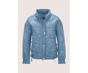 Kurzjacke MADELEINE "Jacke Leicht wattierte Übergangsjacke", Damen, Gr. 44, blau (rauchblau), Obermaterial: 100% Polyamid PA., Modern, normal, Jacken Kurzjacke (62850225-44) rauchblau