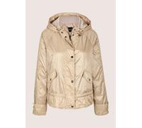 Kurzjacke MADELEINE "Jacke Outdoorjacke mit Kapuze, Raglanärmel", Damen, Gr. 48, beige (cappuccino), Obermaterial: 100% Polyamid PA., Modern, normal, Jacken Kurzjacke (86652144-48) cappuccino