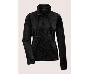 Kurzjacke MADELEINE "Sweatjacke Flauschige Nickijacke mit Reißverschluss", Damen, Gr. 36, schwarz, Obermaterial: 90% Polyester PES. 10% Elasthan EL., Modern, Jacken Kurzjacke, Weiche Nicki-Qualität (5