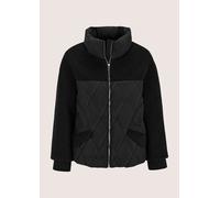 Kurzjacke MADELEINE "Winterjacke Elegante Daunenjacke für kalte Tage", Damen, Gr. 46, schwarz, Obermaterial: 57% Polyester PES. 36% Wolle mw. 5% Kaschmir WS. 2% sonstige Fasern AF., Jacken Kurzjacke (