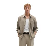Kurzjacke MARC O'POLO "aus dehnbarem Tech Wool Blend", Herren, Gr. XL, frozen taupe, Obermaterial: 53% Polyester, 44% Wolle (Schafwolle), 3% Elasthan, unifarben, regular fit, Manschette, Jacken Kurzja