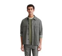 Kurzjacke MARC O'POLO "aus leichtem Bio-Baumwoll-Chambray", Herren, Gr. S, mz91, Obermaterial: 99% Baumwolle, 1% Elasthan; Futter: 100% Nicht verfügbar, unifarben, oversize, Manschette, Jacken Kurzjac