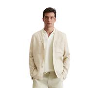 Kurzjacke MARC O'POLO "aus reinem Leinen", Herren, Gr. M, grau (m707), Obermaterial: 100% Leinen; Futter: 100% Nicht verfügbar, unifarben, oversize, normaler Saum, Jacken Kurzjacke (92640201-M) m707