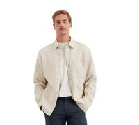 Kurzjacke MARC O'POLO "aus reiner Bio-Baumwolle", Herren, Gr. XXL, multi, gray silk, Obermaterial: 100% Baumwolle; Futter: 100% Baumwolle, unifarben, relaxed fit, Langarm Manschette, Jacken (51672625-