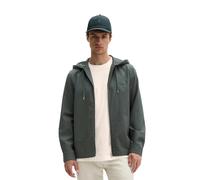 Kurzjacke MARC O'POLO "aus robustem Bio-Baumwoll-Dobby", Herren, Gr. L, mangrove, Obermaterial: 100% Baumwolle, unifarben, regular fit, Manschette, Jacken Kurzjacke (37731717-L) mangrove