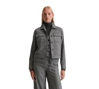 Kurzjacke MARC O'POLO "aus Schurwolle-Mix", Damen, Gr. 34, schwarz, Obermaterial: 60% Wolle (Schafwolle), 35% Polyester, 5% Polyamid; Futter: 100% Viskose, unifarben, relaxed fit, Manschette, Jacken K