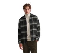 Overshirt with bowling collar, chest and side seam pockets, stra MULTI/BLACK L MULTI/BLACK