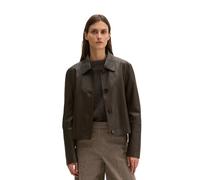 Kurzjacke MARC O'POLO "aus softem Lamm-Nappaleder", Damen, Gr. 36, braun (burnt coffee), Obermaterial: 100% Leder. Futter: 100% Baumwolle, unifarben, slim fit, Jacken Kurzjacke (69978760-36) burnt cof