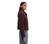 Kurzjacke MARC O'POLO "aus softem Ziegenleder", Damen, Gr. 38, schwarz cherry, Obermaterial: 100% Leder. Futter: 100% Baumwolle, unifarben, slim fit, Jacken Kurzjacke (22960532-38) schwarz cherry