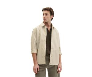 Kurzjacke MARC O'POLO "aus TENCEL™ Lyocell -Leinen-Mix", Herren, Gr. XXL, beige (light oat), Obermaterial: 52% Lyocell, 26% Leinen, 22% Baumwolle, unifarben, regular fit, Doppelmanschette, Jacken Kurz