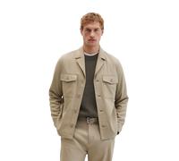 Marc O'Polo Regular Fit Hemdjacke aus Leinen-Viskose-Mix in Beige, Größe L
