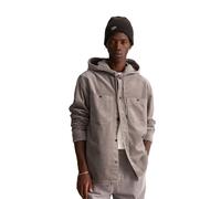 Kurzjacke MARC O'POLO DENIM "aus Bio-Baumwolle", Herren, Gr. L, grau (dolphin), Obermaterial: 100% Baumwolle, unifarben, regular fit, Doppelmanschette, Jacken Kurzjacke (40484514-L) dolphin