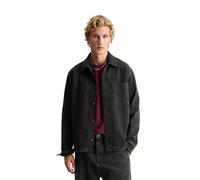 Kurzjacke MARC O'POLO DENIM "aus reiner Bio-Baumwolle", Herren, Gr. M, schwarz, Obermaterial: 100% Baumwolle, unifarben, regular fit, Manschette, Jacken Kurzjacke (14106317-M) schwarz