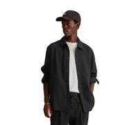 Kurzjacke MARC O'POLO DENIM "in lässiger Woll-Optik", Herren, Gr. XL, schwarz, Obermaterial: 63% Polyester, 34% Viskose, 3% Elasthan, unifarben, relaxed fit, Manschette, Jacken Kurzjacke (71966156-XL)