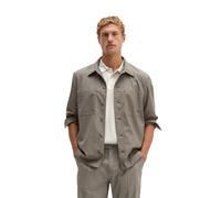 Kurzjacke MARC O'POLO "in lässiger Woll-Optik", Herren, Gr. S, beige (medium grau), Obermaterial: 54% Polyester, 23% Viskose, 22% Wolle (Schafwolle), 1% Elasthan, unifarben, regular fit, Manschette, J