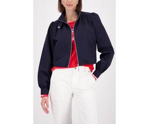Kurzjacke MONARI "Nylon", Damen, Gr. 40, marine, Web, Obermaterial: 100% Polyamid. Futter: 100% Polyester, unifarben, regular fit normal, hoch geschlossener Ausschnitt, Bündchen mit Druckknopf, Jacken
