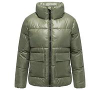Kurzjacke NAVAHOO "Eispracht 14", Damen, Gr. L (40), grün (helloliv), Obermaterial: 100% Polyester; Innenfutter: 100% Polyester; Wattierung: 100% Polyester; Ärmelfutter: 100% Polyester, gerade hüftbed