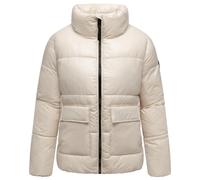 Kurzjacke NAVAHOO "Eispracht 14", Damen, Gr. S (36), beige (cream), Obermaterial: 100% Polyester, Innenfutter: 100% Polyester, Wattierung: 100% Polyester, Ärmelfutter: 100% Polyester, modisch, gerade 