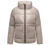 Kurzjacke NAVAHOO "Eispracht 14", Damen, Gr. XL (42), beige (helltaupe), Obermaterial: 100% Polyester; Innenfutter: 100% Polyester; Wattierung: 100% Polyester; Ärmelfutter: 100% Polyester, gerade hüft