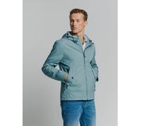 Kurzjacke NO EXCESS "No Excess Jacke mit Kapuze Jacket Mid Long Hooded", Herren, Gr. XL, blau (hellblau), 100% Polyester, Jacken Kurzjacke (14243164-XL) hellblau