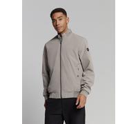 Kurzjacke NO EXCESS "No Excess Jacke Short Fit Jacket Short Fit Clean Soft", Herren, Gr. M, beige (greige), 90% Polyester, 10% elasthan, Jacken Kurzjacke (43948055-M) greige