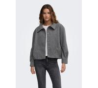ONLY ONLASTA HIGH COLLAR BOMBER JACKET OTW Damen | Dark Grey Melange | XS