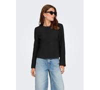 Kurzjacke ONLY "ONLSEDONA LIFE LIGHT FIT JACKET CC OTW", Damen, Gr. S, schwarz detail:solid, Web, Obermaterial: 85% Polyester, 15% Baumwolle, unifarben, schmal hüftlang, Rundhals, Jacken Kurzjacke (75
