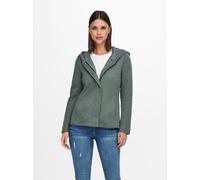 Kurzjacke ONLY "ONLSEDONA LIGHT SHORT JACKET", Damen, Gr. M (38), balsam grün detail:melange, Web, Obermaterial: 85% Polyester, 15% Baumwolle, meliert, regular fit hüftlang, gerader Abschluss, Jacken