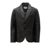 Kurzjacke RICANO "Lederjacke Diego", Herren, Gr. XXL, schwarz, Obermaterial: 100% Lammnappaleder LANA. Futter: 100% Polyester PES., normal, tiefer V-Ausschnitt, Jacken Kurzjacke, Handgefertigt aus ech