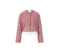 Kurzjacke RICHROYAL, Damen, Gr. XL, powder rosé, Web, Obermaterial: 62% Polyester, 33% Baumwolle, 4% metallisierte Faser (LUREX), 1% Elasthan, kurz, Rundhals, Jacken Kurzjacke (18967220-XL) powder ros