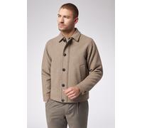 Kurzjacke ROY ROBSON "Mit Hemdkragen", Herren, Gr. 3XL, braun, 60% Polyester, 40% Schurwolle, unifarben, normal, hoch geschlossener Ausschnitt, Jacken Kurzjacke (91039448-XXXL) braun