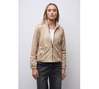 Street One - Kurze Velours Jacke beige - Gr. - 38