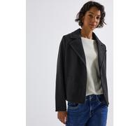 Street One Damen 1005340 Kurze Cosy Reversjacke, Obsidian Blue, 48