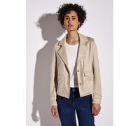 Street One - Velours Jacke beige - Gr. - 44