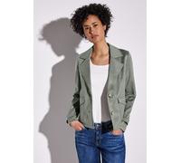 STREET ONE Damen A212610 Velours Jacke, Dusty Milky Green, 44