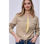 Street One Jacke im Washed-Look mit Tunnelzug safari beige 46