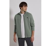 Kurzjacke STREET ONE MEN, Herren, Gr. L (42), dusty mint, Web, 50% Baumwolle, 50% Polyester, unifarben, normal normal, hoch geschlossener Ausschnitt, Bündchen, Jacken Kurzjacke, mit Stehkragen (426518