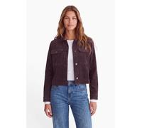 Kurzjacke STREET ONE STUDIO, Damen, Gr. 42, braun (very berry), Stoff, Obermaterial: 90% Polyester, 10% Elasthan. Futter: 100% Polyester, unifarben, normal normal, V-Ausschnitt, Bündchen, Jacken Kurzj