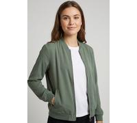 Kurzjacke VERO MODA "VMCONNY, leichte Jacke für den Übergang", Damen, Gr. S, grün (laurel wreath), Web, Obermaterial: 96% Polyester, 4% Elasthan, unifarben, normal, Jacken Kurzjacke, seitliche Eingrif