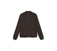 Kurzjacke VERO MODA "VMCONNY, leichte Jacke für den Übergang", Damen, Gr. XL, braun (chocolate torte), Web, Obermaterial: 96% Polyester, 4% Elasthan, unifarben, normal, Jacken Kurzjacke, seitliche Ein