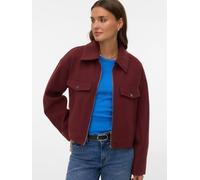 Kurzjacke VERO MODA "VMFORTUNEFREJ SHORT JACKET GA BOO", Damen, Gr. M, andorra, Web, Obermaterial: 100% Polyester, unifarben, hüftlang, Jacken Kurzjacke (67848626-M) andorra