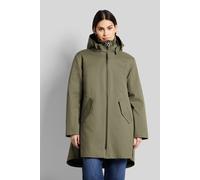 Kurzmantel BUGATTI, Damen, Gr. 46, grün (moos), 100% Polyester, unifarben, regular fit, normaler Saum, Mäntel Kurzmantel, wind- & wasserabweisend (62005201-46)