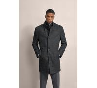 Kurzmantel BUGATTI, Herren, Gr. 50, schwarz, 56% Polyester, 33% Wolle, 11% Baumwolle, unifarben, normal, normaler Saum, Mäntel Kurzmantel, mit Stretchfunktion (67535033-50)