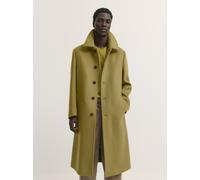 Kurzmantel BUGATTI "Modern Fit", Herren, Gr. 52, 120, kiwi, 70% Wolle, 25% Polyamid, 5% Kaschmir, unifarben, normal, Mäntel Kurzmantel, Modern Fit Woll-Kaschmir Manteco Umlegekragen (57024957-52) 120,