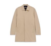 Kurzmantel BUGATTI "Regular Fit", Herren, Gr. 50, 40, beige, 67% Baumwolle, 29% Polyester, 4% Elasthan, unifarben, regular fit, Mäntel Kurzmantel, wasserabweisend und PFC-frei (81072608-50) 40, beige